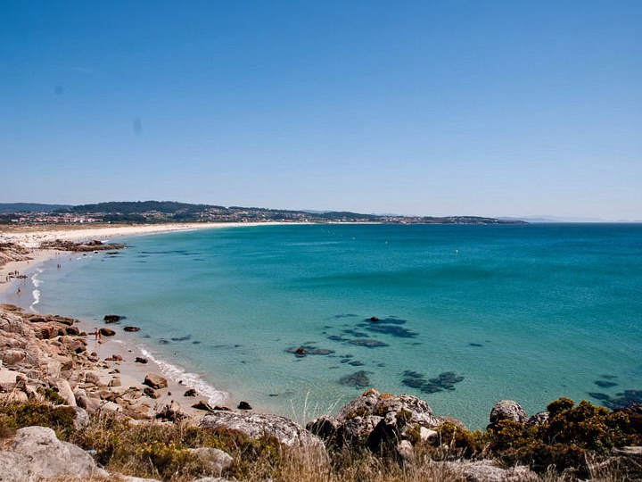 Playa de A Lanzada, O Grove — más de 2 km de arena dorada en las Rías Baixas